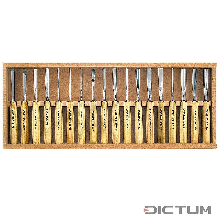 Jeu de ciseaux de sculpture Compact Pfeil, 18 pièces Jeu De Ciseaux De Sculpture Compact Pfeil, 18 Pièces -Outils Serie Boutique