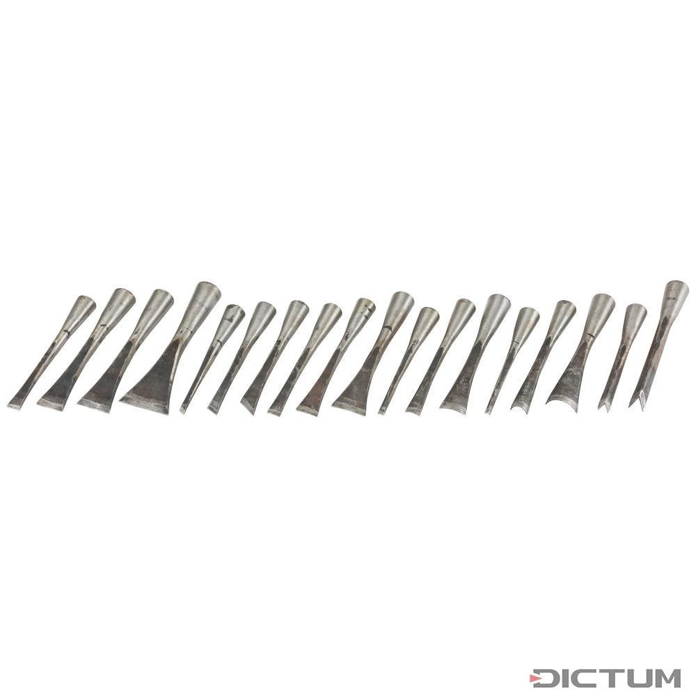 Jeu de fers à sculpter, 18 pièces Jeu De Fers à Sculpter, 18 Pièces -Outils Serie Boutique