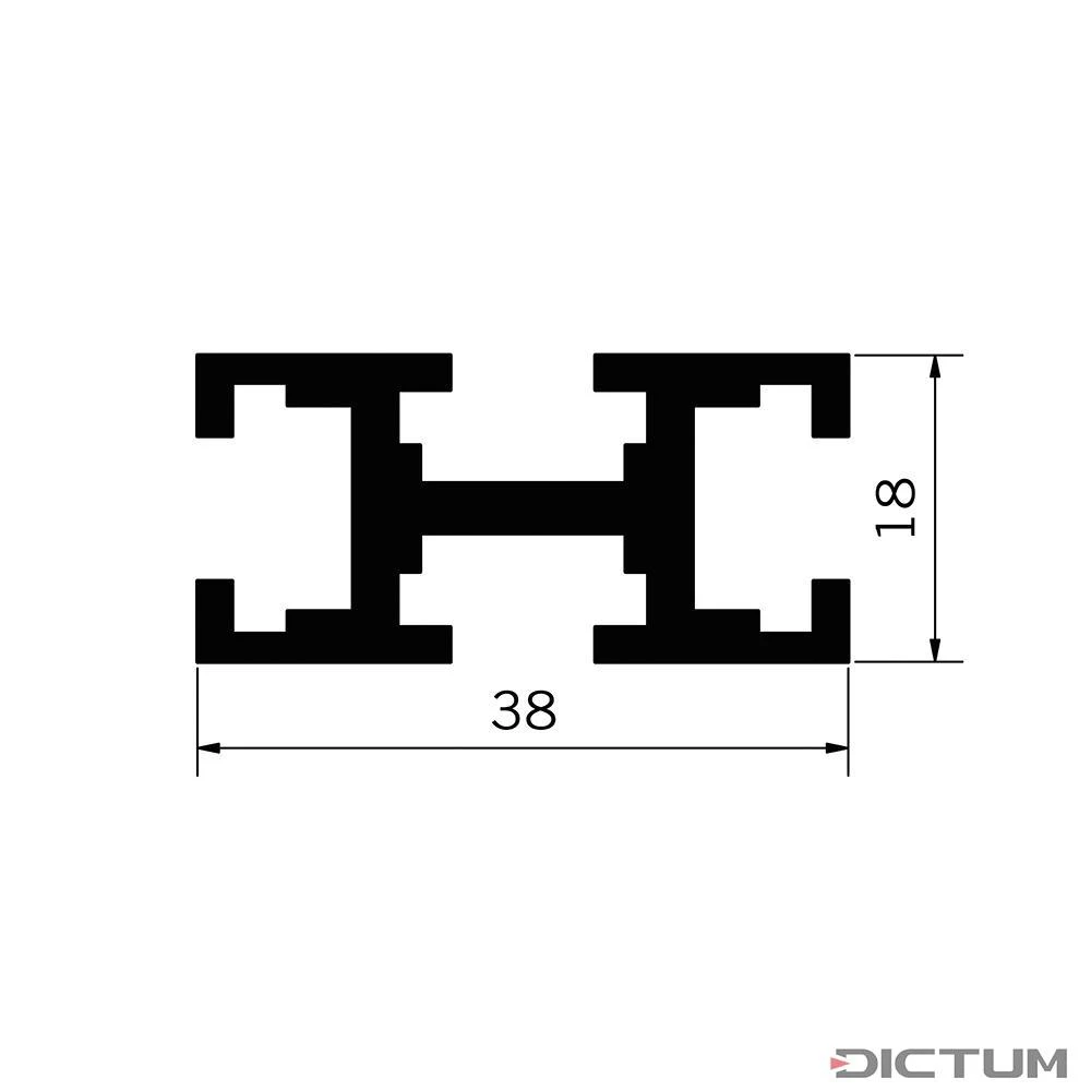Rail universel à rainure en T Veritas, 920 mm Rail Universel à Rainure En T Veritas, 920 Mm -Outils Serie Boutique 703906 01 G WE 8 Veritas Universal T Nutschiene 920 mm WZ jpg