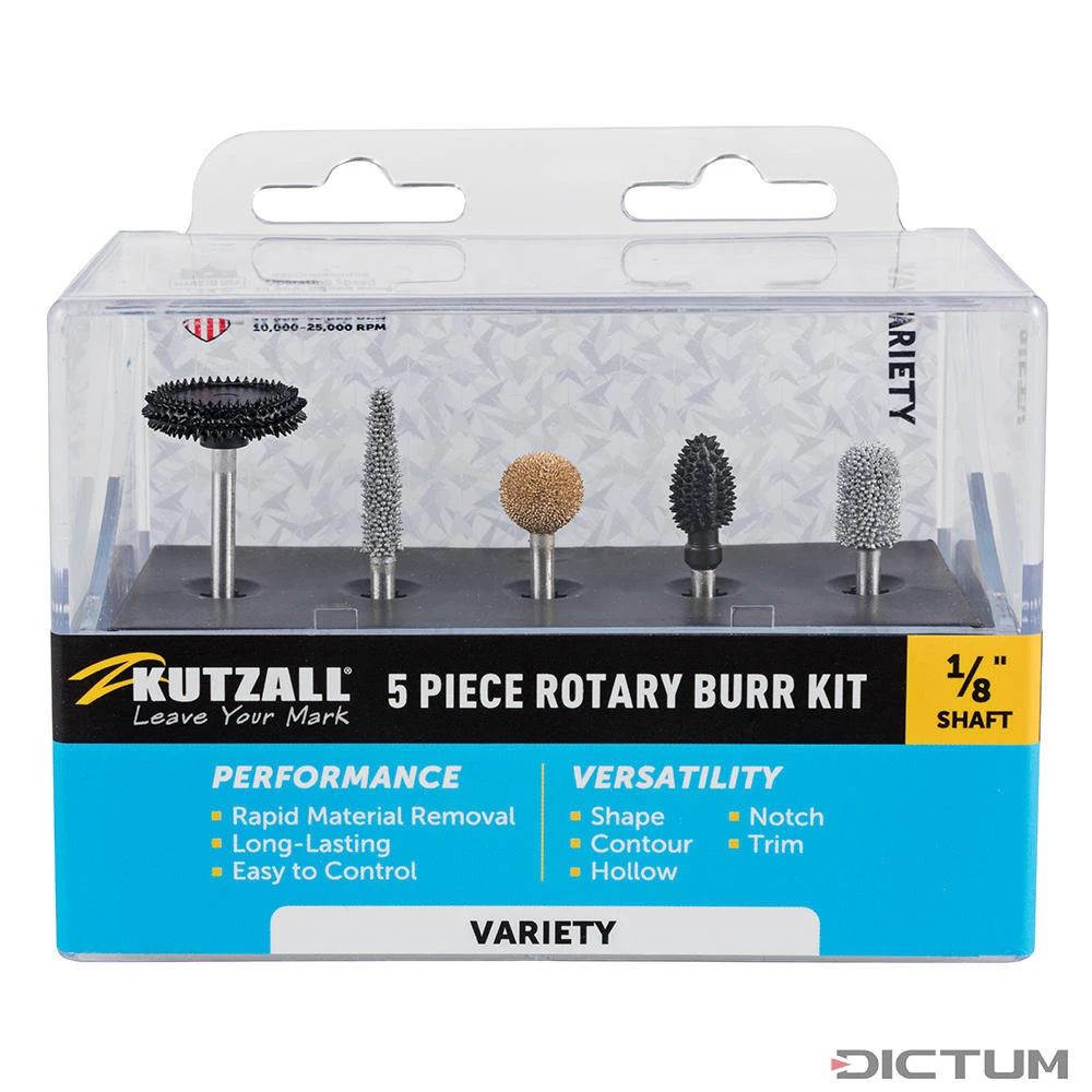 Jeu de fraises à râper Kutzall, Variety, Ø tige 3,2 mm Jeu De Fraises à Râper Kutzall, Variety, Ø Tige 3,2 Mm -Outils Serie Boutique 704284 03 P WE 8 Kutzall Raspelfr ser Set Variety Schaft 3 2 mm WZ jpg