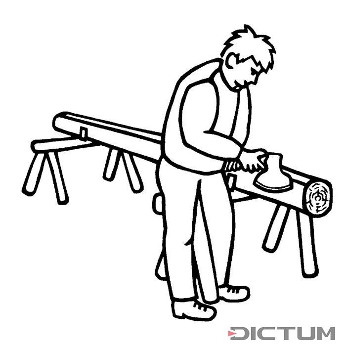 Hachette de charpentier Gränsfors modèle 1900, tranchant à droite Hachette De Charpentier Gränsfors Modèle 1900, Tranchant à Droite -Outils Serie Boutique 705968 01 A WE 8 Gr nsfors Beschlagbeil Modell 1900 Anschliff einseitig WZ jpg c1