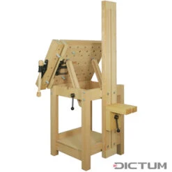 Banc De Sculpture DICTUM Avec Potence -Outils Serie Boutique 706145 04 P WE 8 DICTUM Bildhauerbank WZ jpg