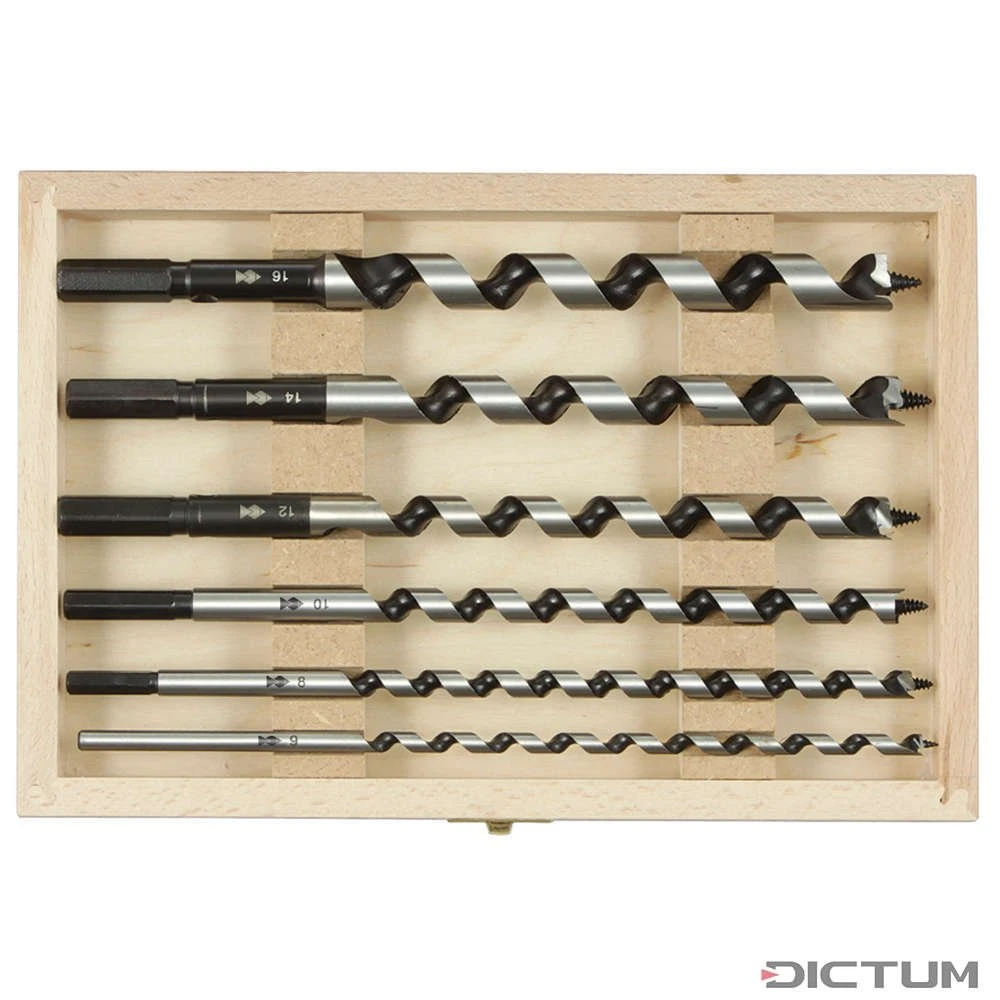 Jeu De Mèches De Tarière à Bois Fisch, 6 Pièces, 235 Mm -Outils Serie Boutique