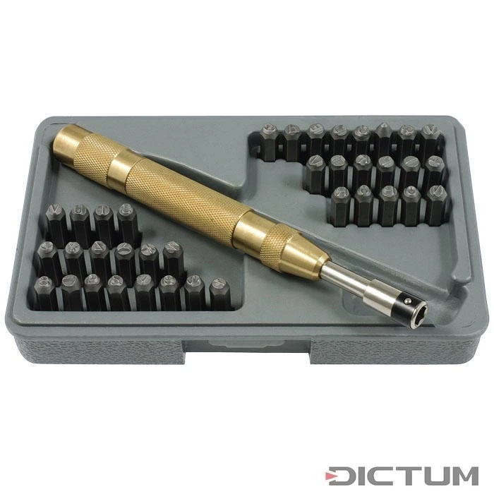Set de poinçons avec 26 lettres et chiffres Set De Poinçons Avec 26 Lettres Et Chiffres -Outils Serie Boutique