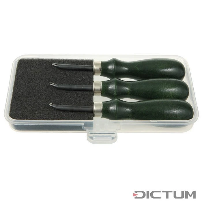 Jeu De Rabots à Chanfrein, Jeu De 3 Pièces -Outils Serie Boutique