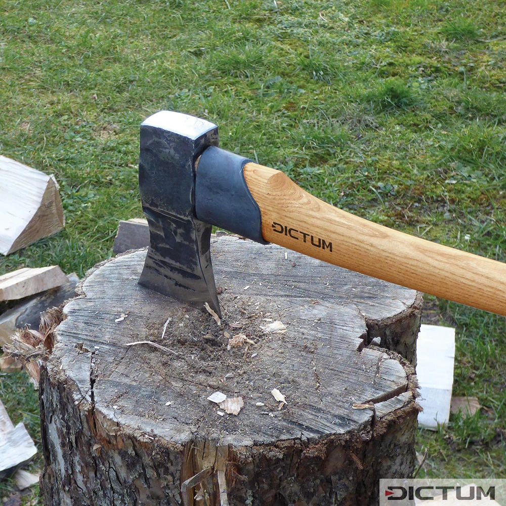 Hache à fendre DICTUM avec étui en cuir Hache à Fendre DICTUM Avec étui En Cuir -Outils Serie Boutique