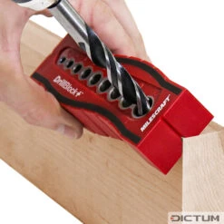 Gabarit De Perçage Milescraft »DrillBlockPLUS«, Métrique -Outils Serie Boutique 714610 03 A WE 8 Milescraft Bohrlehre DrillBlockPLUS metrisch WZ jpg