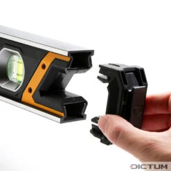 Niveau à Bulle Magnétique ToughBuilt, Avec éclairage Des Bulles, 60 Cm -Outils Serie Boutique 714733 04 A WE 8 ToughBuilt Magnetwasserwaage mit Libellen Beleuchtung WZ jpg