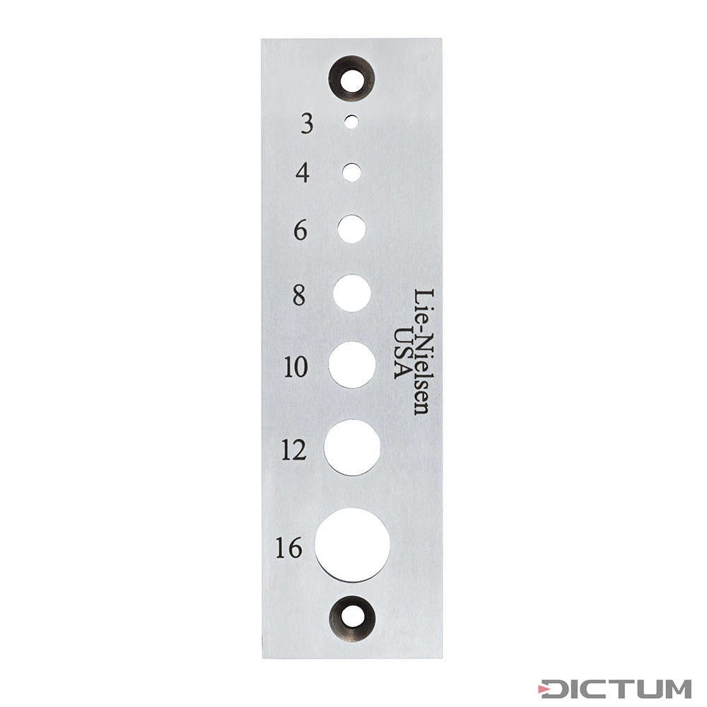 Plaque à Tourillons Lie-Nielsen, Métrique -Outils Serie Boutique 715186 02 P WE 8 Lie Nielsen D belplatte WZ jpg