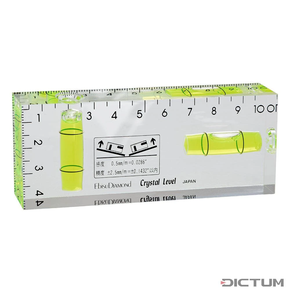 Niveau à bulle Diamond en verre acrylique Niveau à Bulle Diamond En Verre Acrylique -Outils Serie Boutique