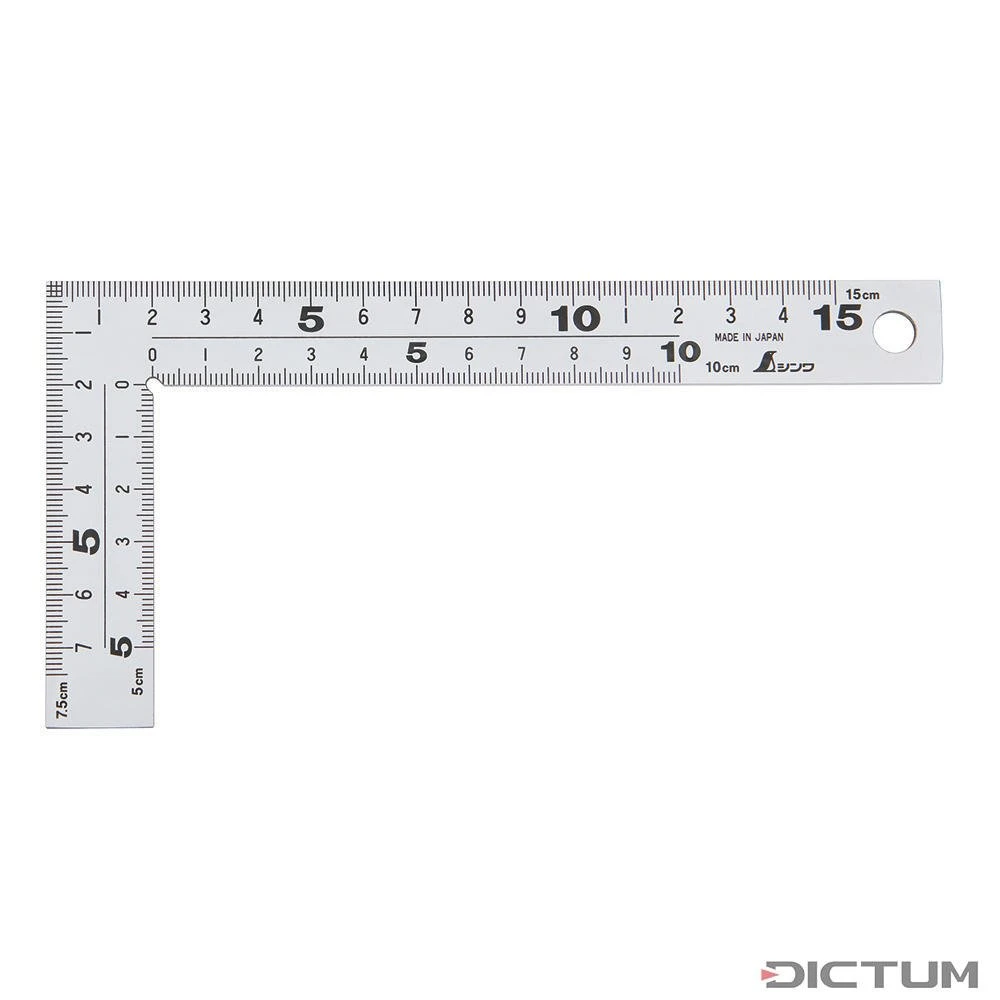 Petite équerre De Charpentier Shinwa, Compacte -Outils Serie Boutique