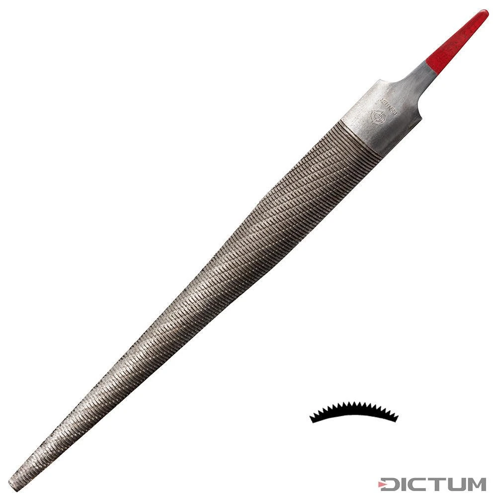 Lime De Sculpture Iwasaki, Conique, Extra Fine, Demi-ronde -Outils Serie Boutique