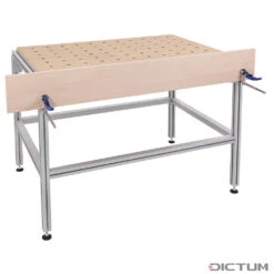 Table Multifonctions DICTUM PRO, Gabarit De Perçage 77, MDF, Marron -Outils Serie Boutique 728758 01 A WE 8 DICTUM Multifunktionstisch PRO Lochmuster 77 WZ jpg c3
