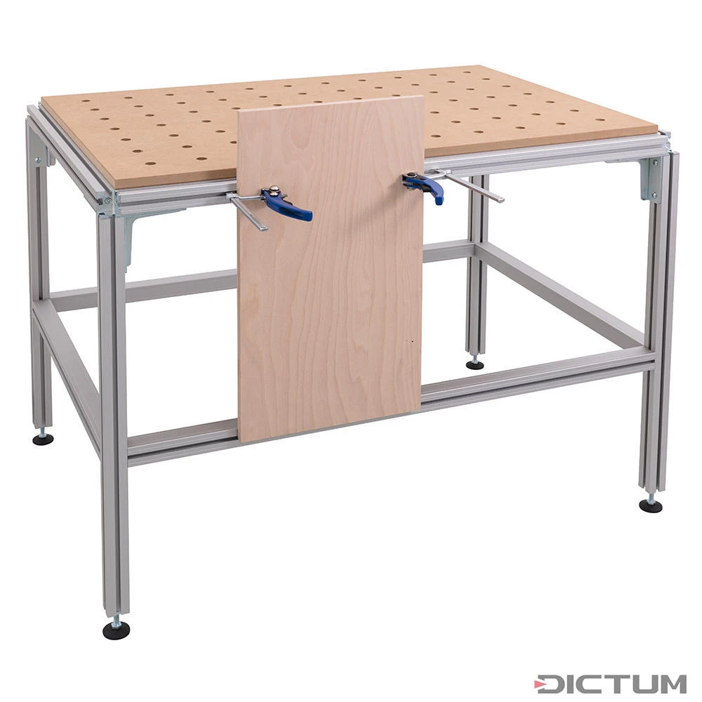 Table Multifonctions DICTUM PRO, Gabarit De Perçage 77, MDF, Marron -Outils Serie Boutique 728758 03 A WE 8 DICTUM Multifunktionstisch PRO Lochmuster 77 WZ jpg c3