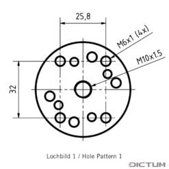 Poteau De Montage DICTUM SSP Pour Serre-joint Rapide 7 Poteau De Montage DICTUM SSP Pour Serre-joint Rapide -Outils Serie Boutique 728990 01 G WE 8 DICTUM Montagepfosten SSP f r Schnellspanner WZ jpg