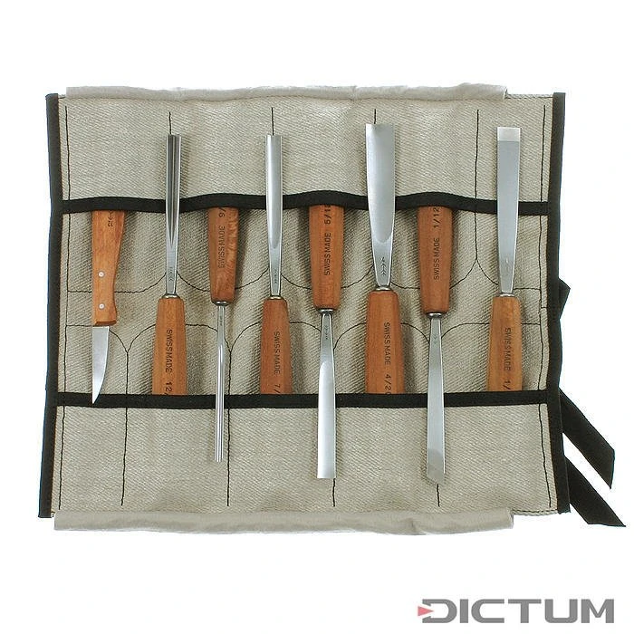 Jeu De Ciseaux De Sculpture Pfeil, Platane, 8 Pièces -Outils Serie Boutique