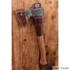 Rev. En Cuir P. Manche De Hachette Forestière DICTUM, Cuir De Bovin, Brun Foncé -Outils Serie Boutique 730880 02 A WE 8 DICTUM Axt Collar f r Forstbeil Rindsleder dunkelbraun WZ jpg