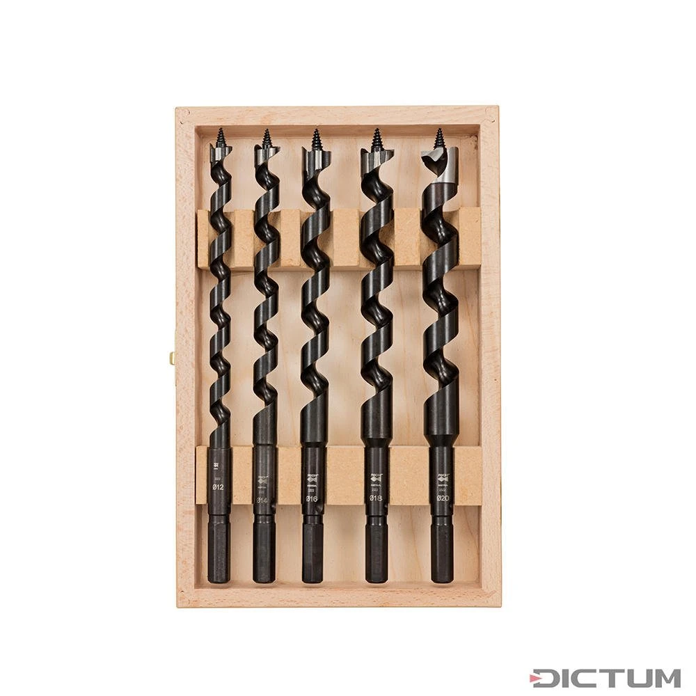 Jeu De Mèches De Tarière à Bois Fisch Elite Black, 5 Pièces, 235 Mm -Outils Serie Boutique