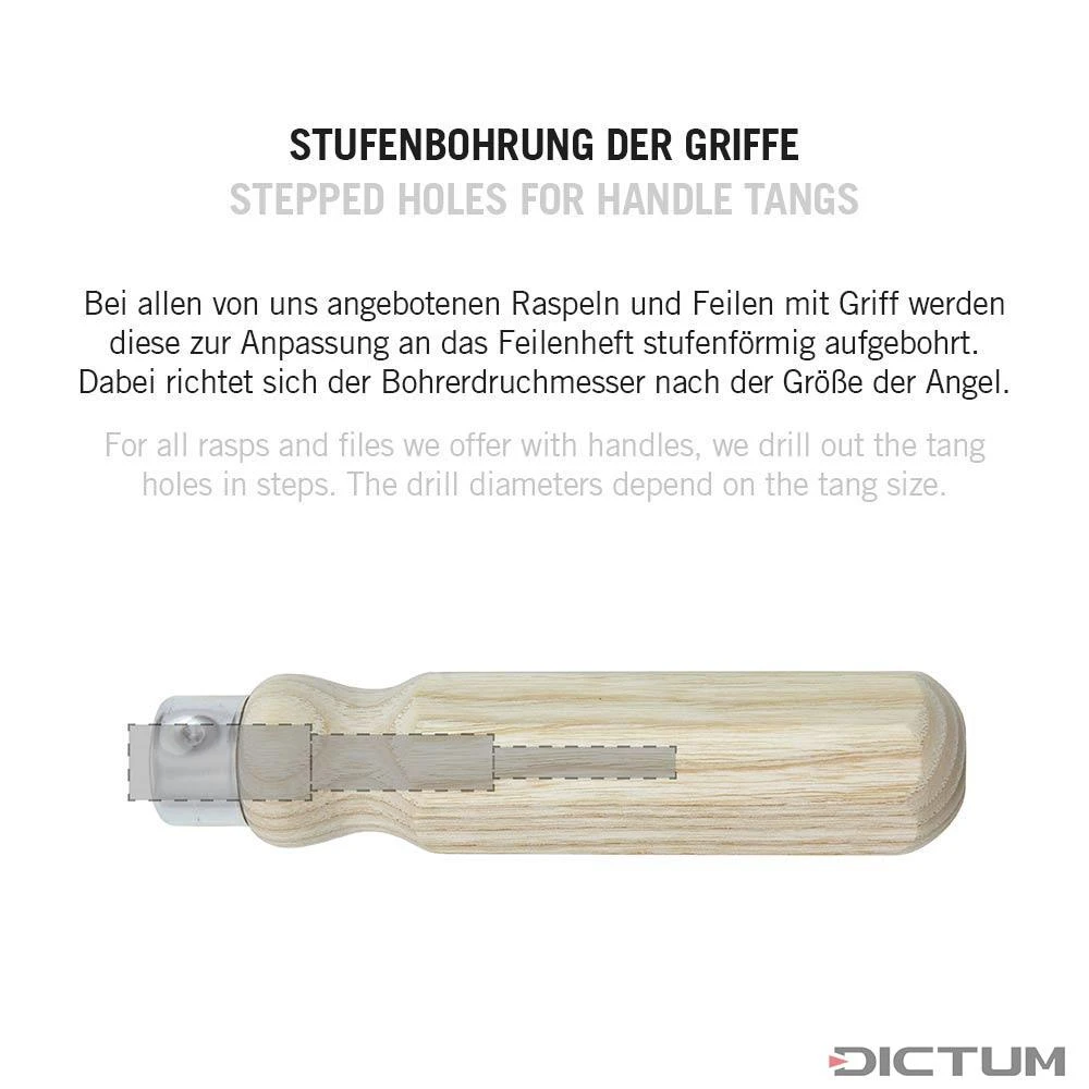 Lime demi-ronde Glardon / Vallorbe, piqué 0, poignée en frêne Lime Demi-ronde Glardon / Vallorbe, Piqué 0, Poignée En Frêne -Outils Serie Boutique Feilengriff Glardon Vallorbe Halbrundfeile WZ jpg c5